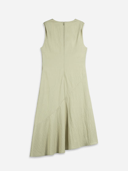 Asymmetric Slit Dress