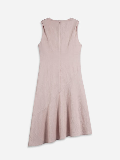 Asymmetric Slit Dress