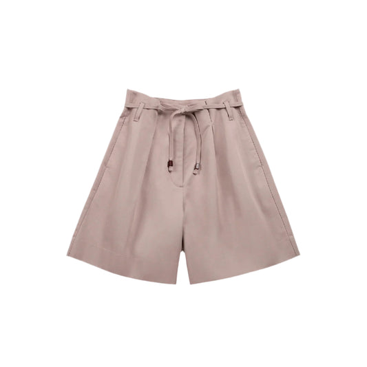 Paperbag Belted Shorts