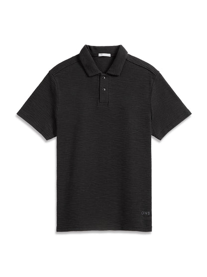 Bennett Slub Waffle Polo