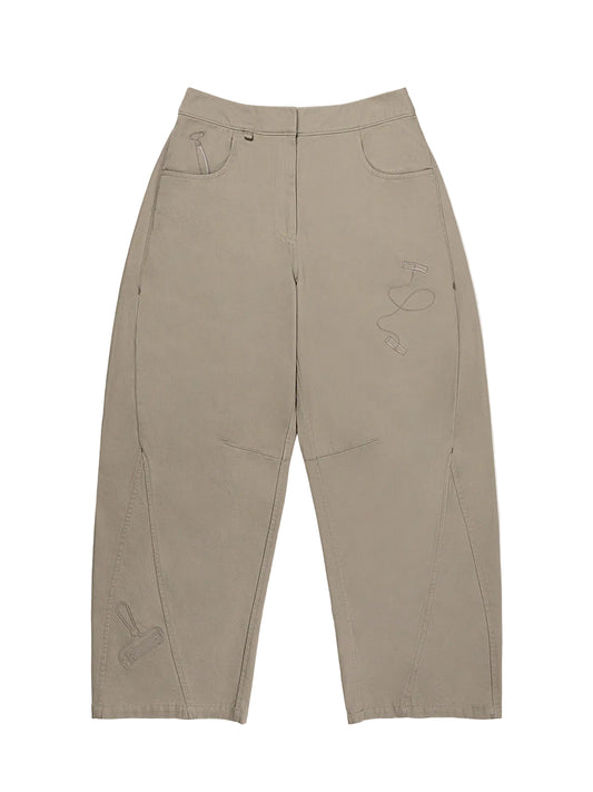 Oeuvres Embroidery Pants