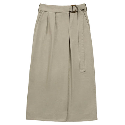 Belted Wrap Skirt