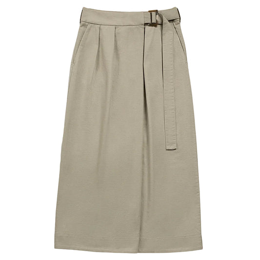 Belted Wrap Skirt