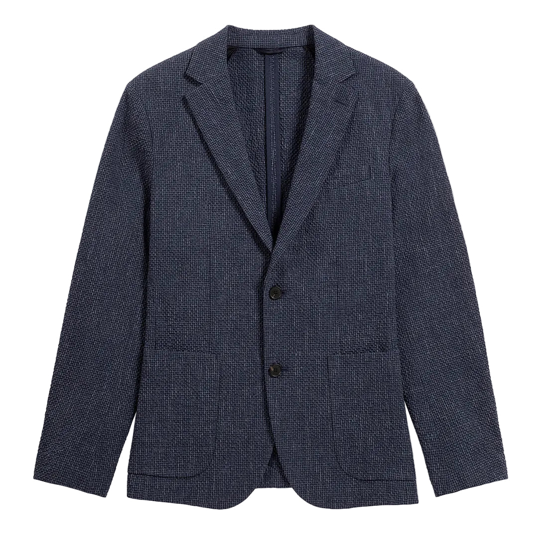 Perry Seersucker Check Blazer
