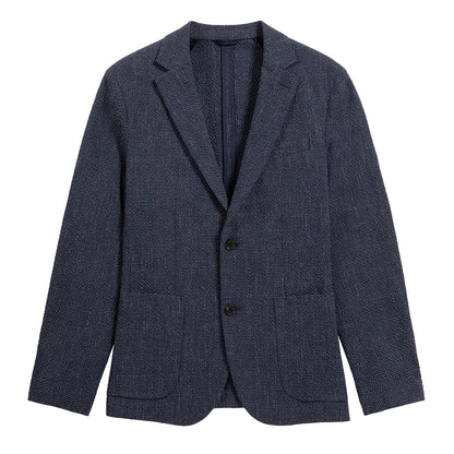 Perry Seersucker Check Blazer