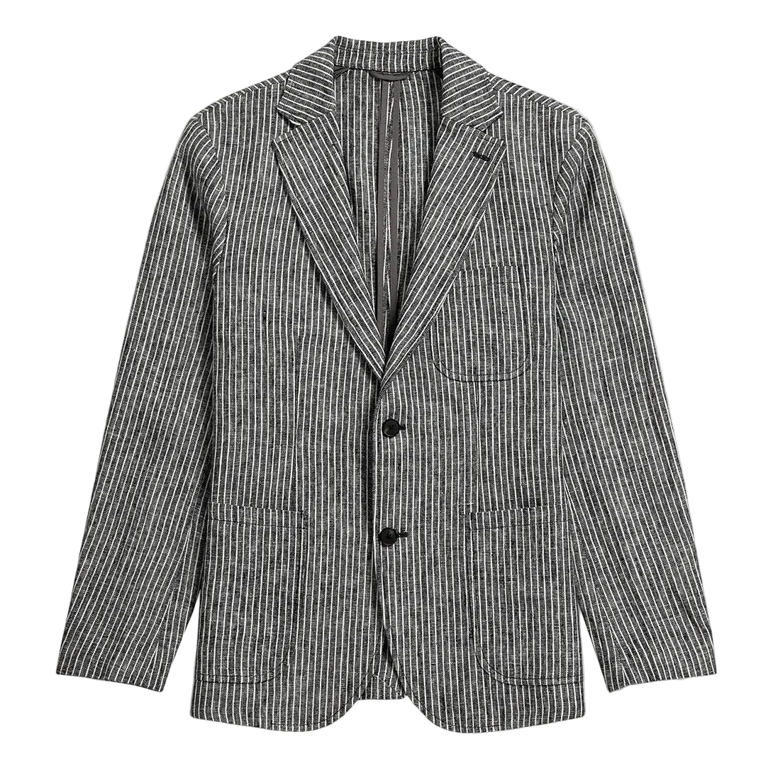 Perry Linen Stripe Blazer