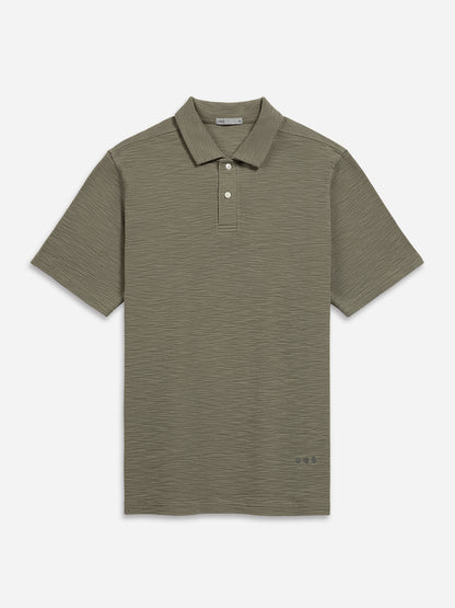 Bennett Slub Waffle Polo