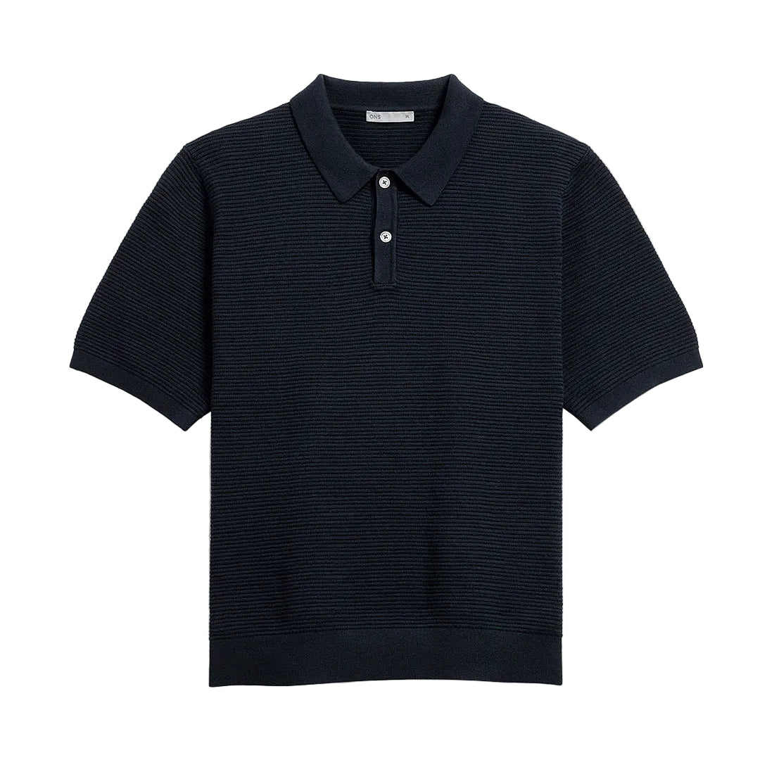 Lind Textured Sweater Polo