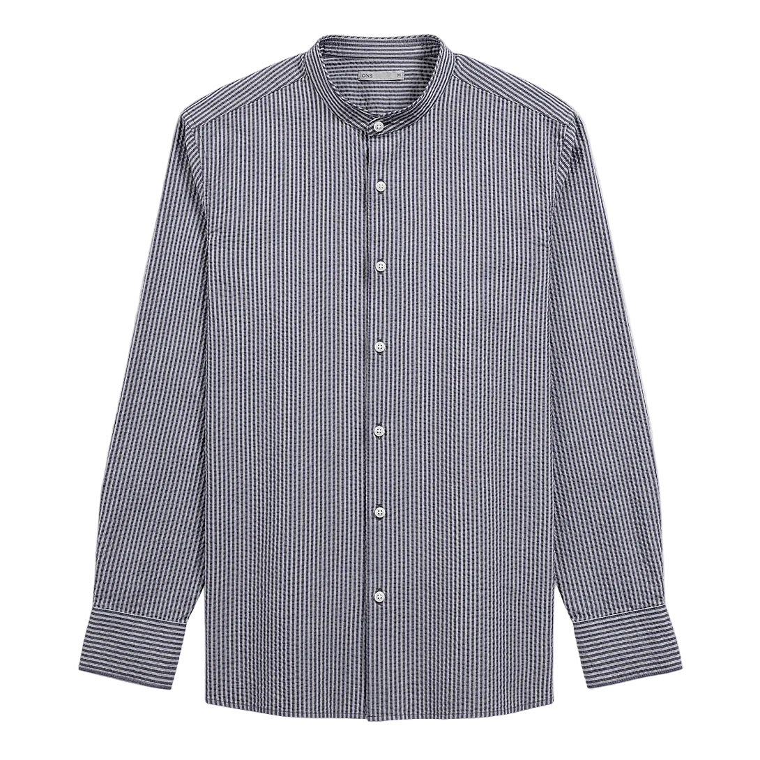 Aleks Seersucker Stripe Shirt