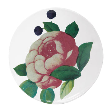 18th c Fan / Voluptuous Rose Plate