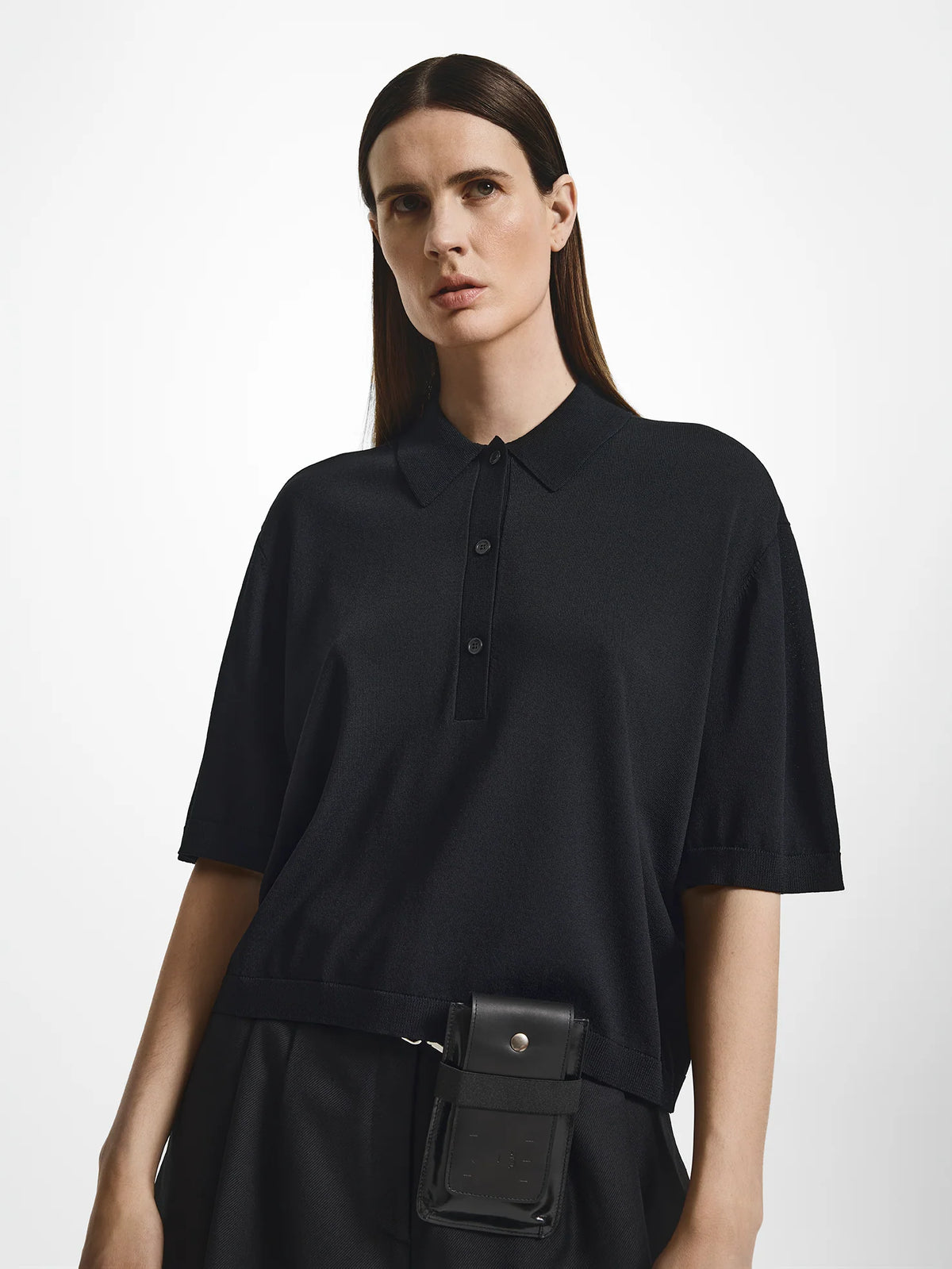 Andola Relaxed Knit Polo