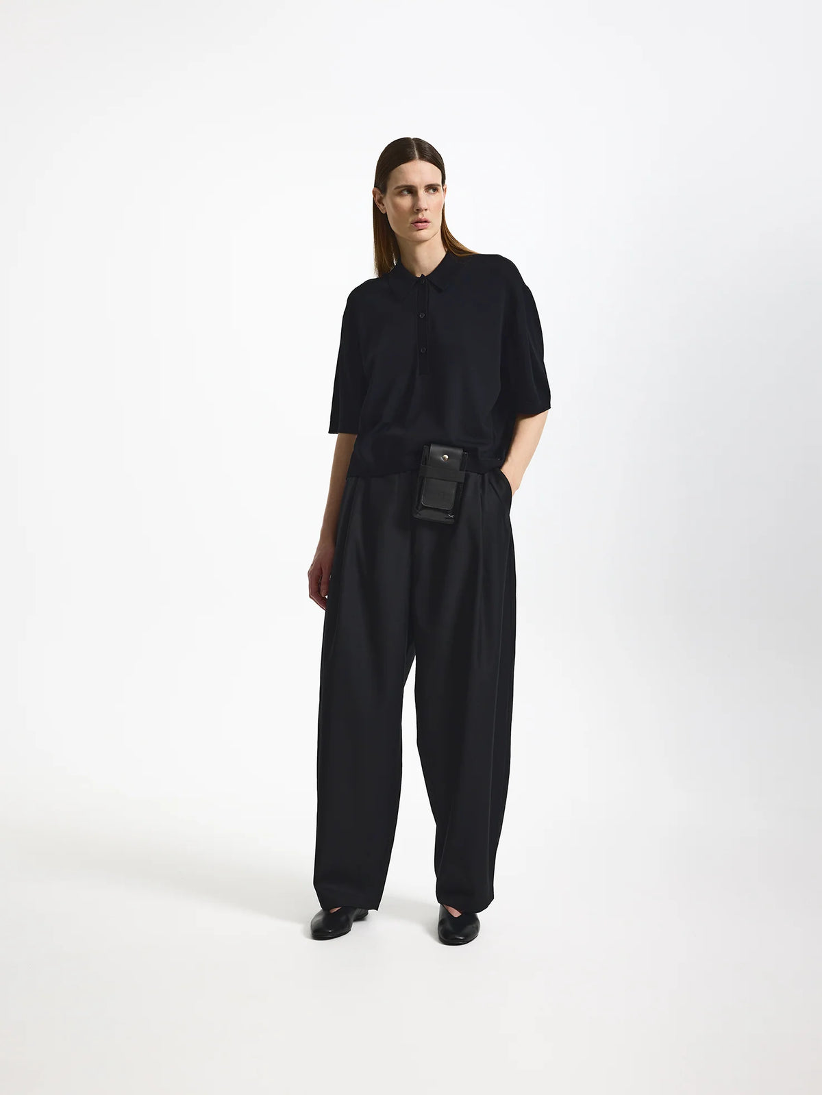 Andola Relaxed Knit Polo