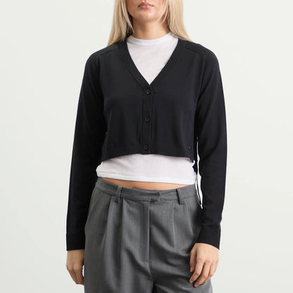 Burtun Cropped Open Side Cardigan