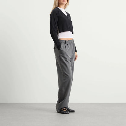 Burtun Cropped Open Side Cardigan
