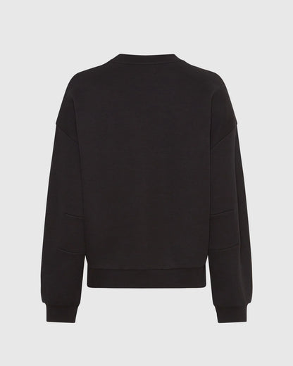 Dropped Shoulder Structured Sweatshirt