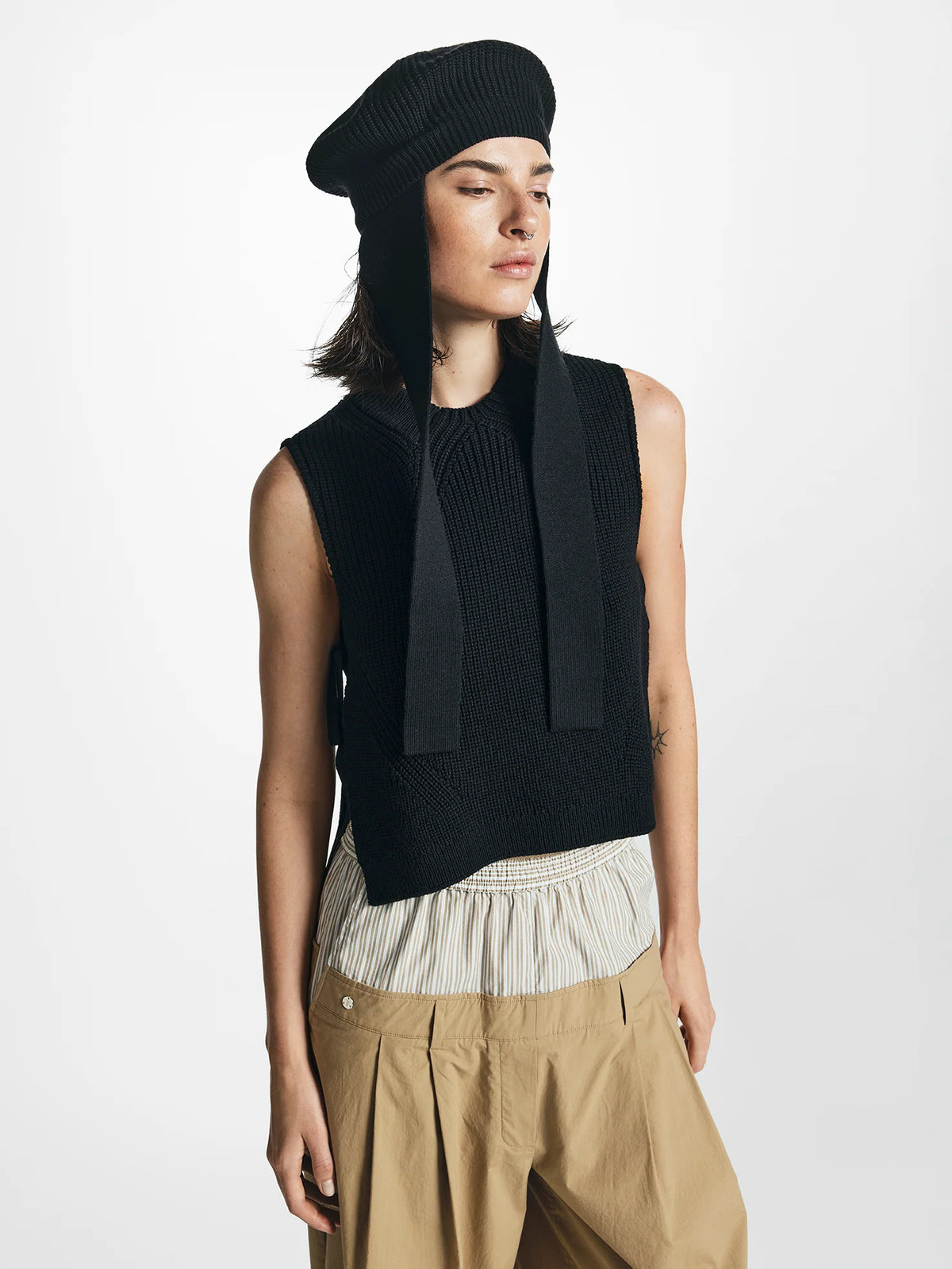 Phoenix Tie Side Knitted Tank Top