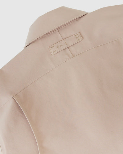 Double Layer Short Trench Coat