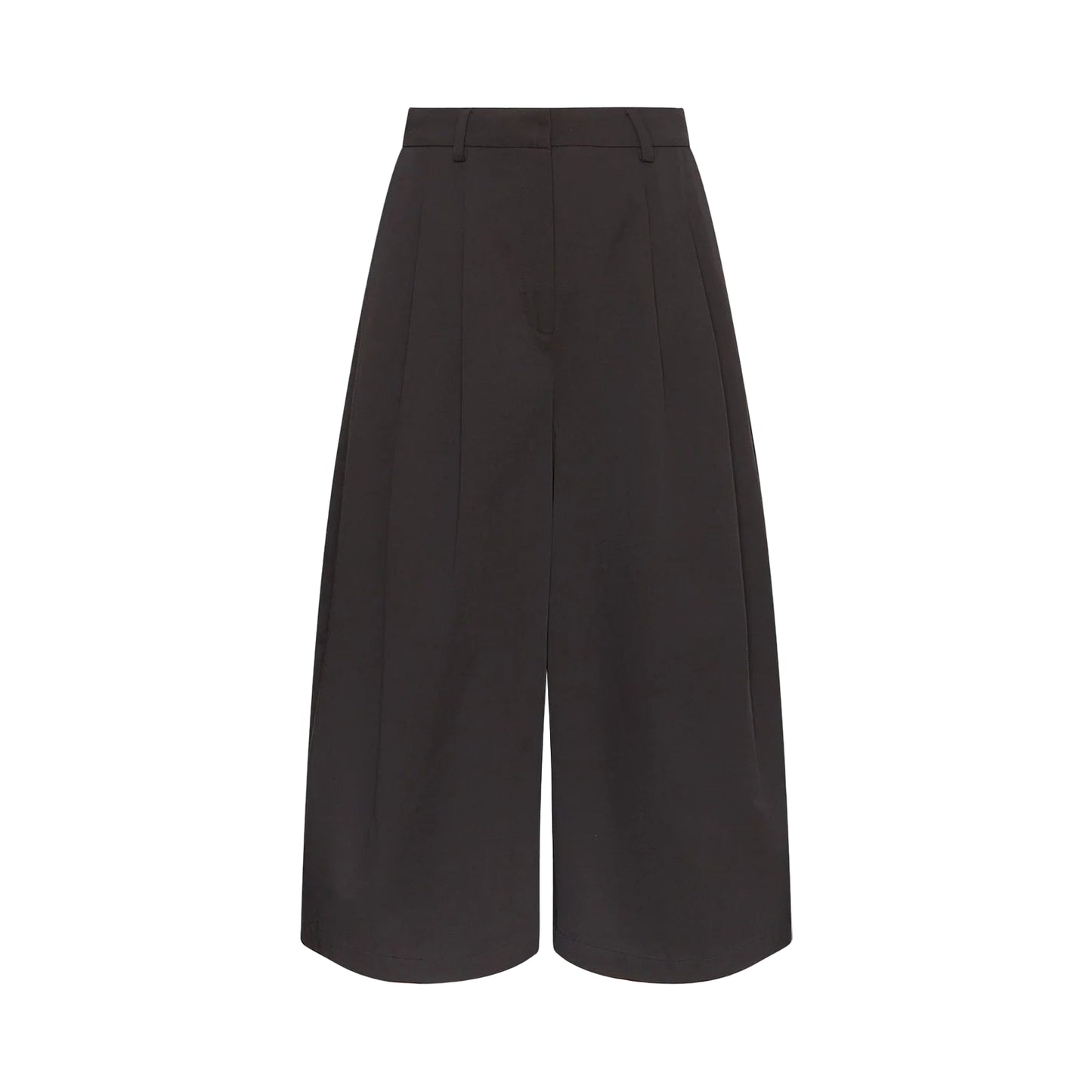 Pleated Wide Leg Culottes