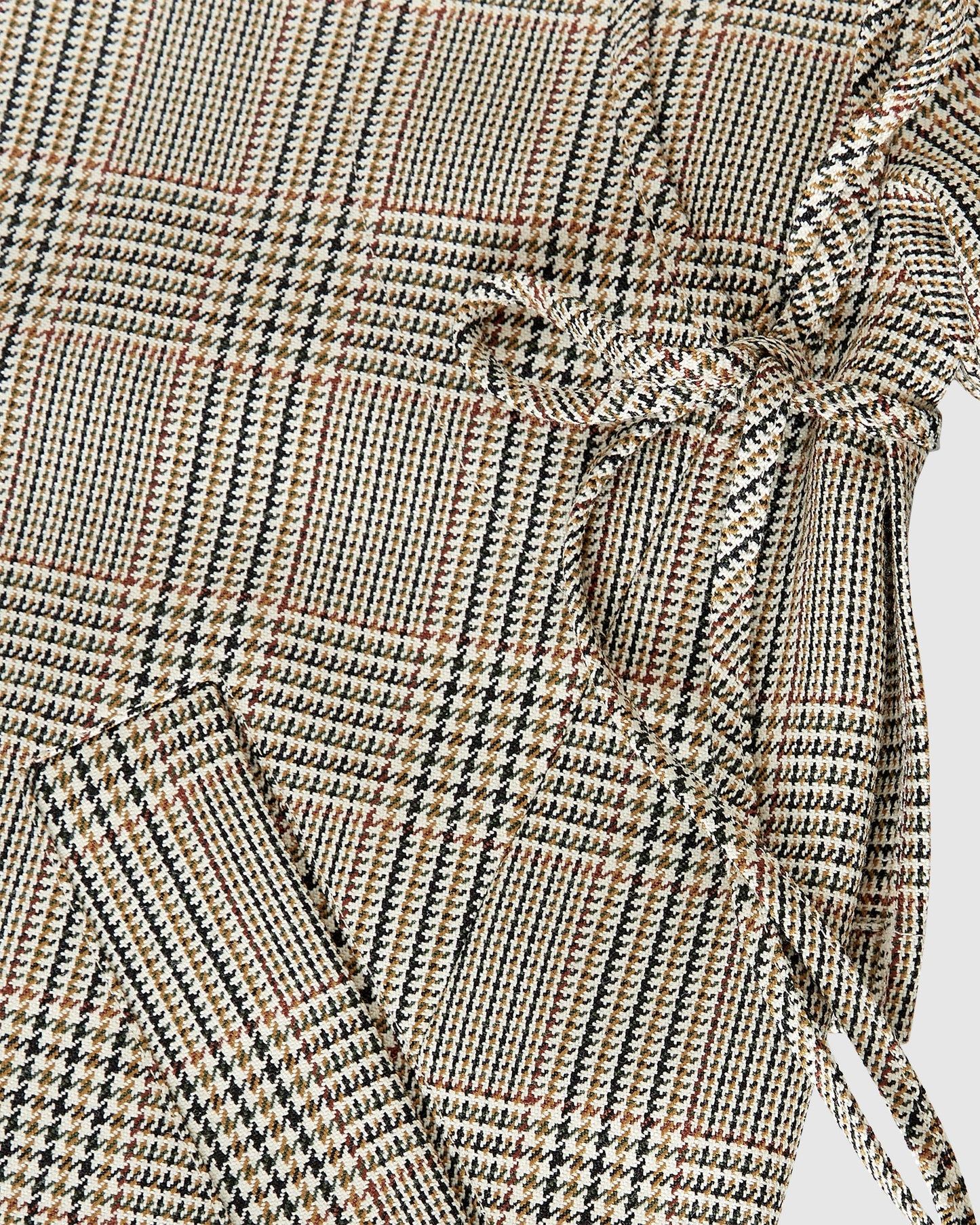 Boxy Check Double-Zip Jacket