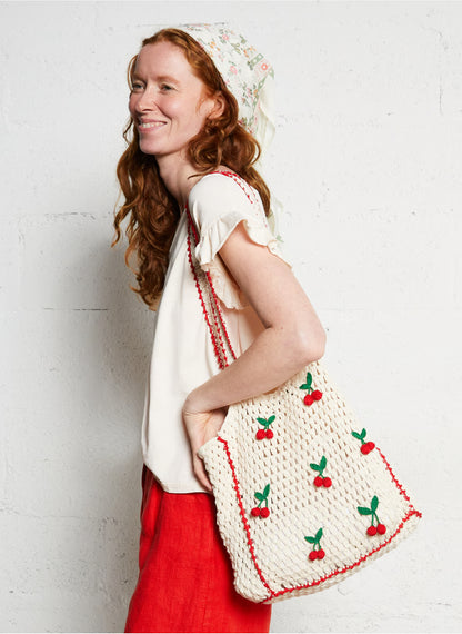 Sac Crochet Cerises
