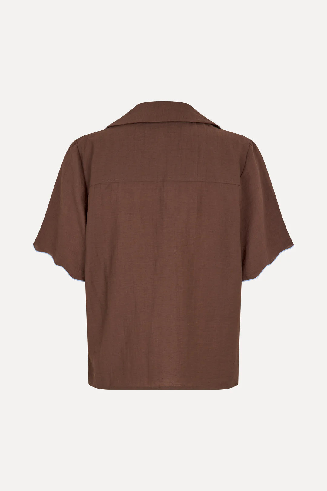 2133 Scalloped Short Sleeve Shirt
