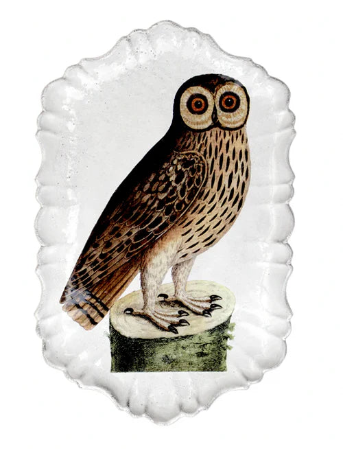 Astier de Villatte Owl Platter