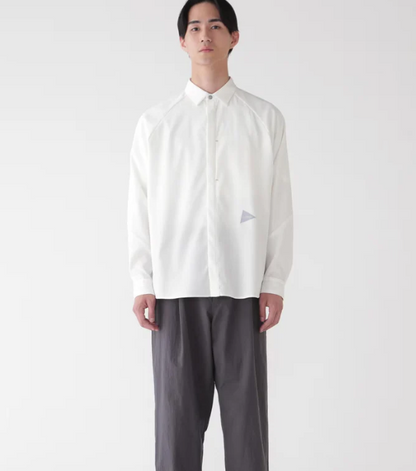 Fly Front Shirt Off White (men)