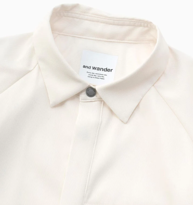 Fly Front Shirt Off White (men)