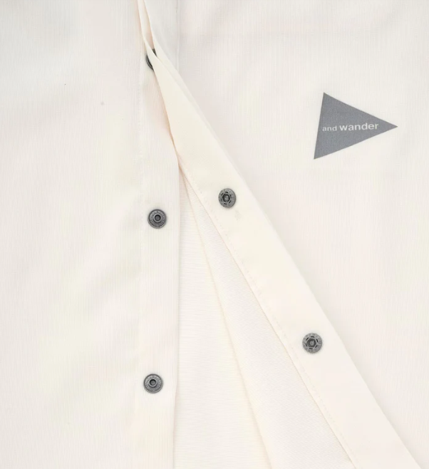 Fly Front Shirt Off White (men)