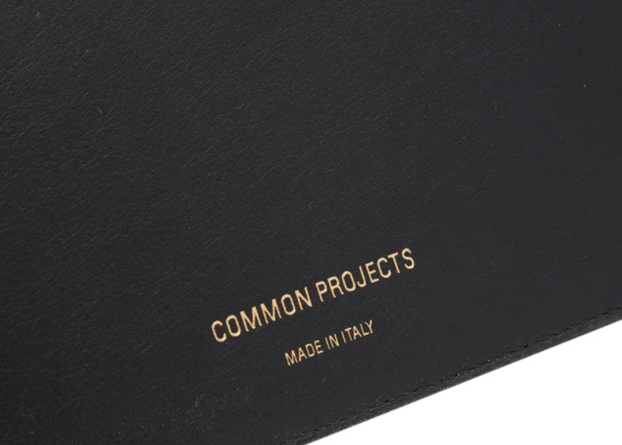 Common Projects Dossier 9182 Black Textured