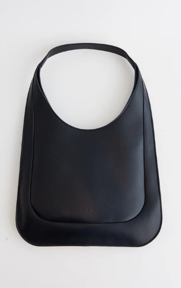 Midi Hobo Grain Black