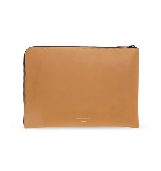 Tan Leather Medium Folio