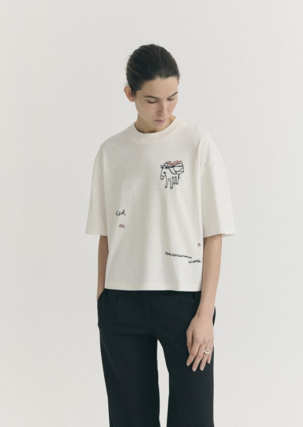 Tomatera White Lena Tee