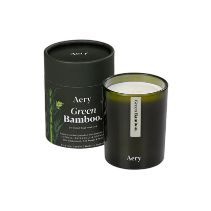 Green Bamboo Scented Candle