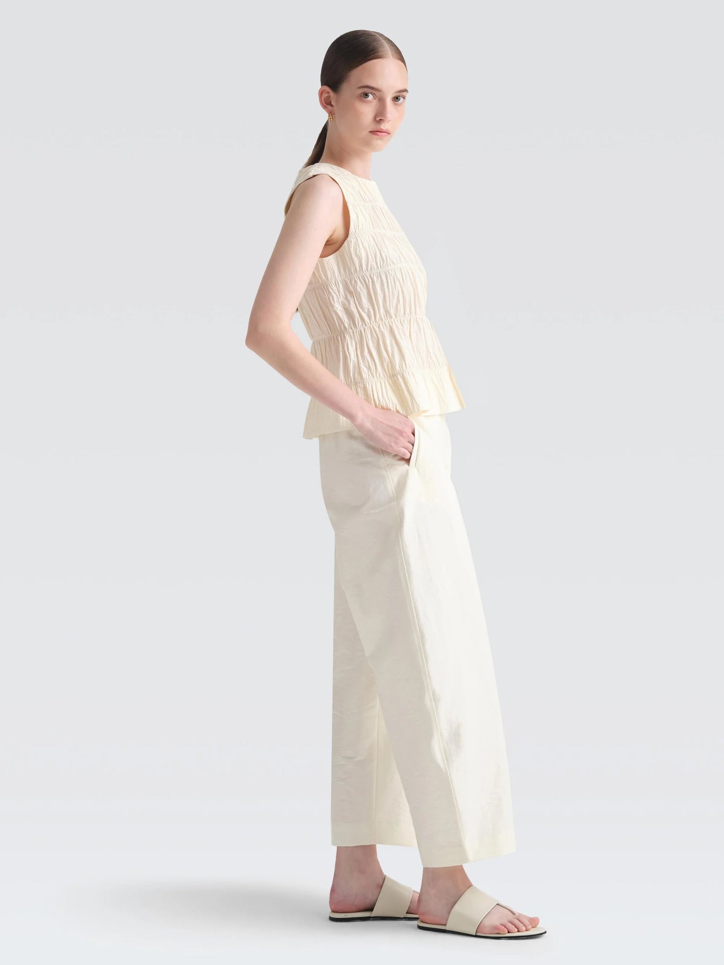 Seersucker "Hanneke" Top