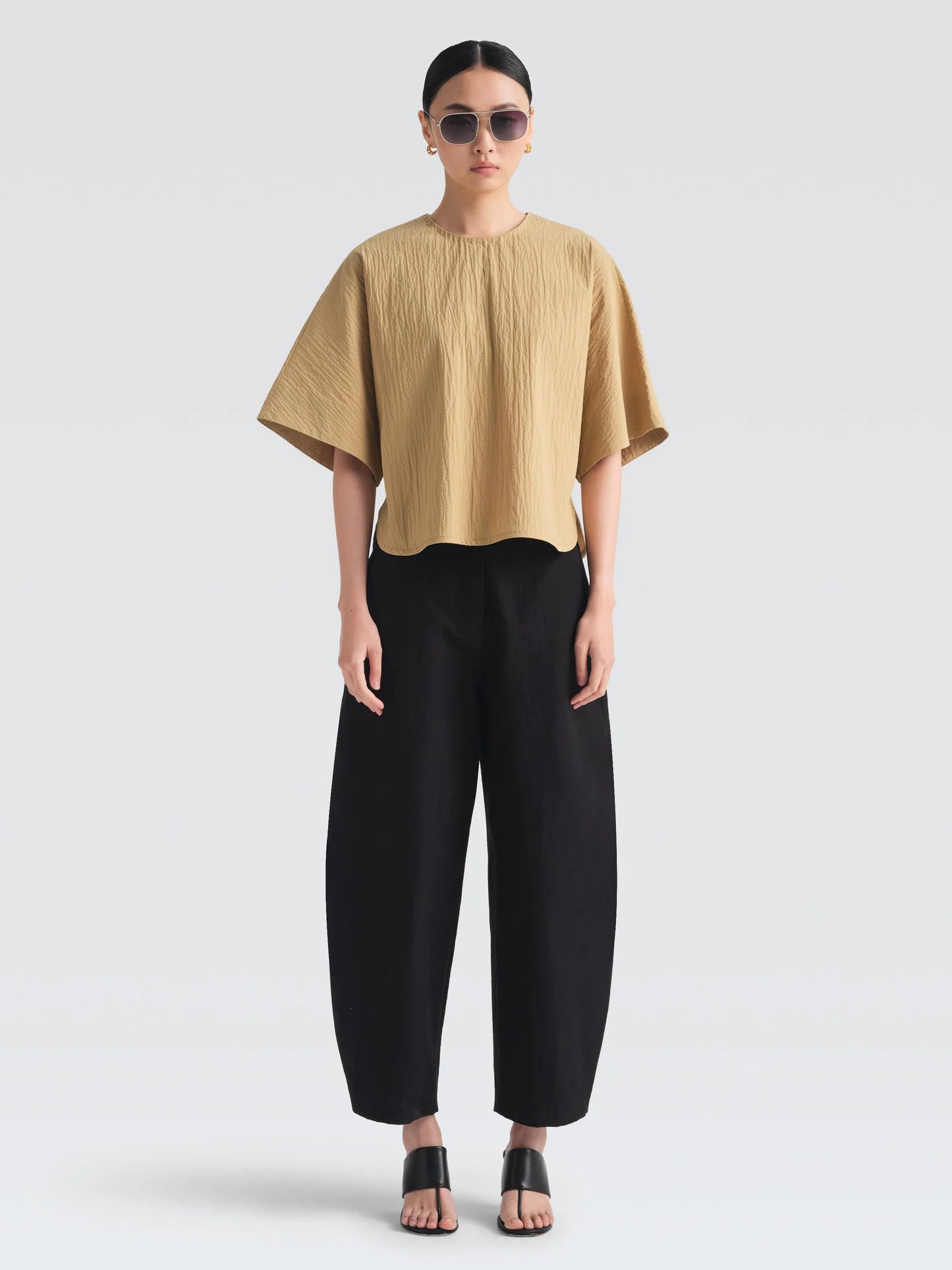 Seersucker "Judie" Top