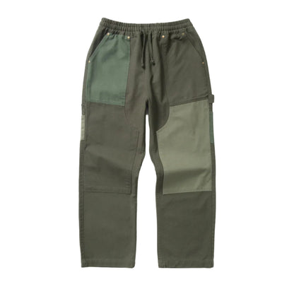 Patchwork Utility Chef Pants