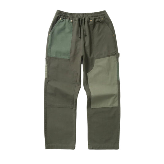 Patchwork Utility Chef Pants