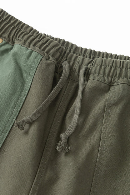 Patchwork Utility Chef Pants