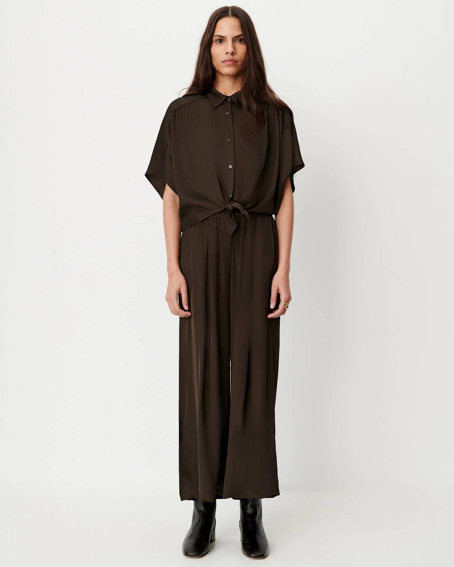 Alfassa Night Tied Blouse