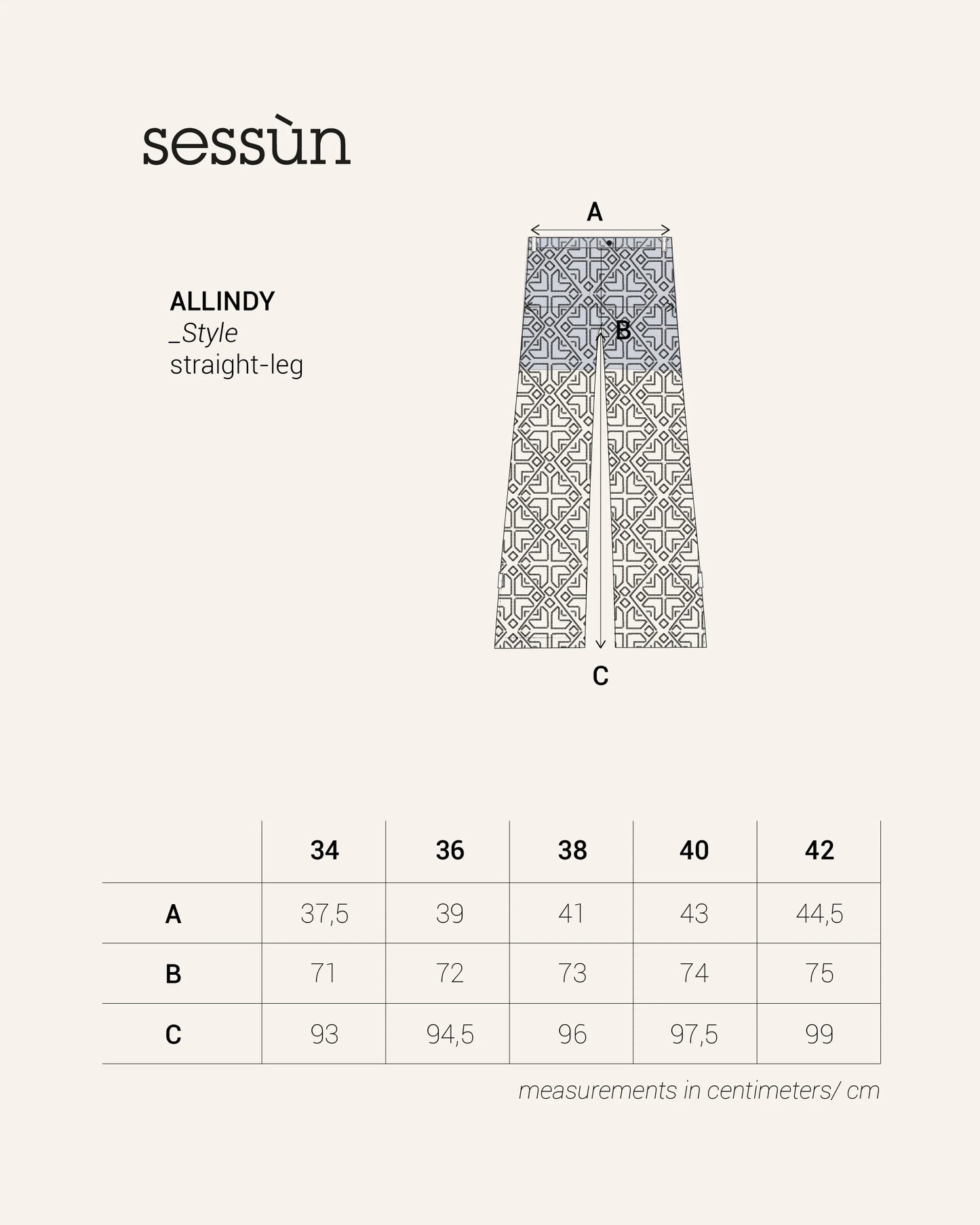 Allindy Embroidered Pants