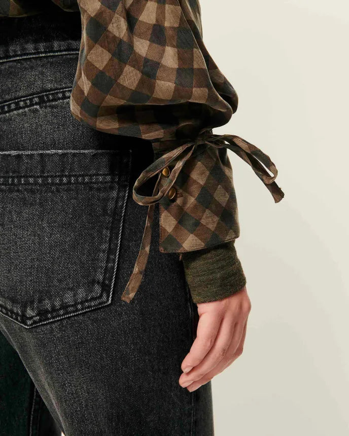 Armanchecks Shirt With Tie Cuffs