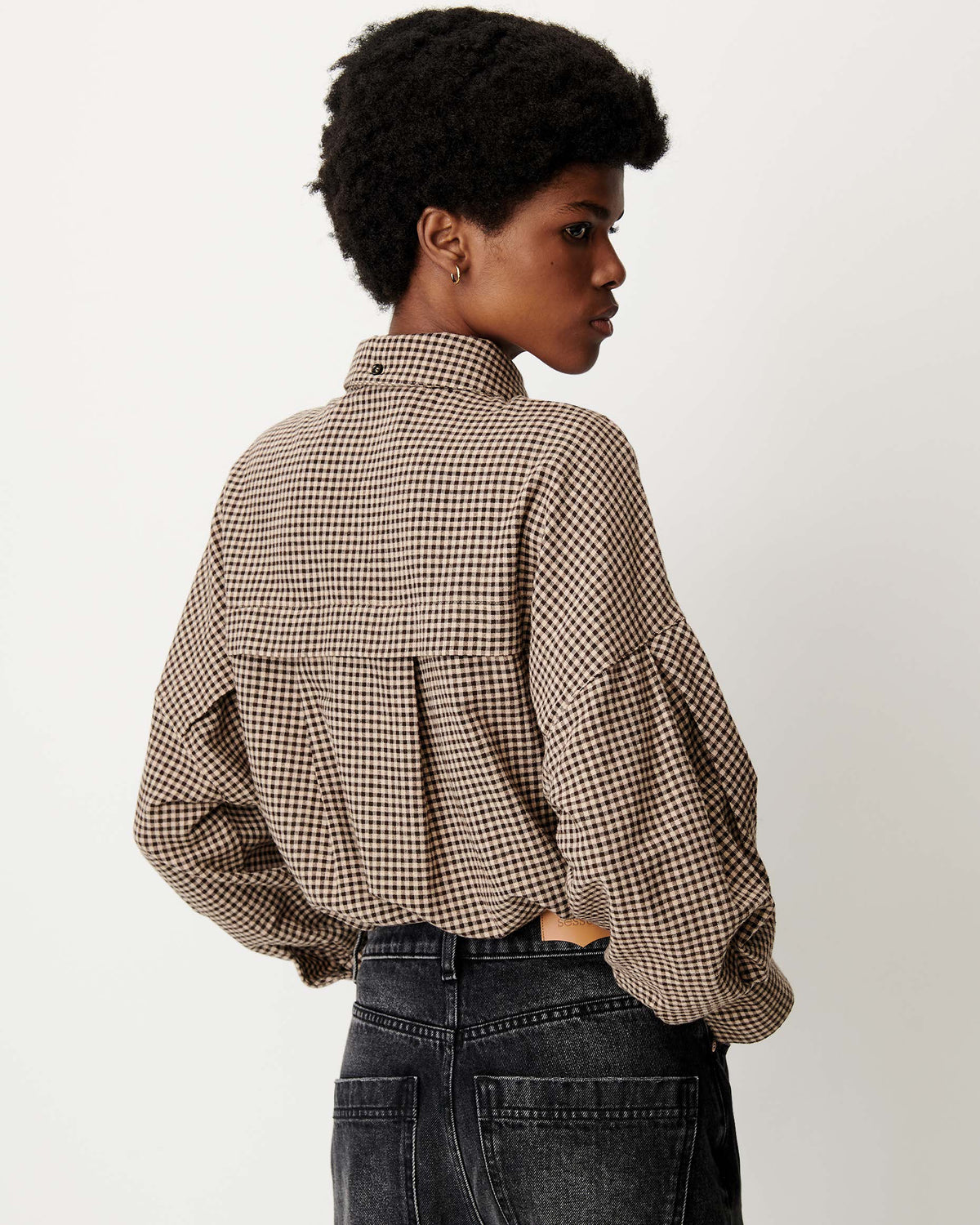 Cecily Shirt With Knotted Collar