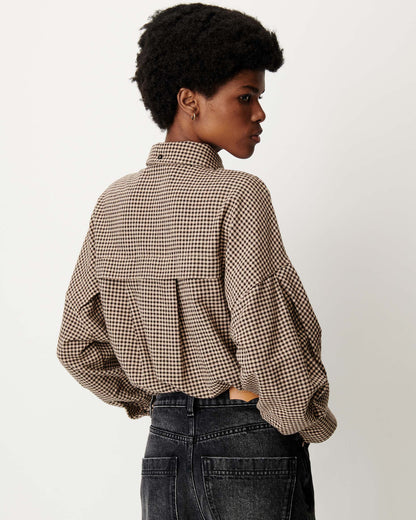 Cecily Shirt With Knotted Collar