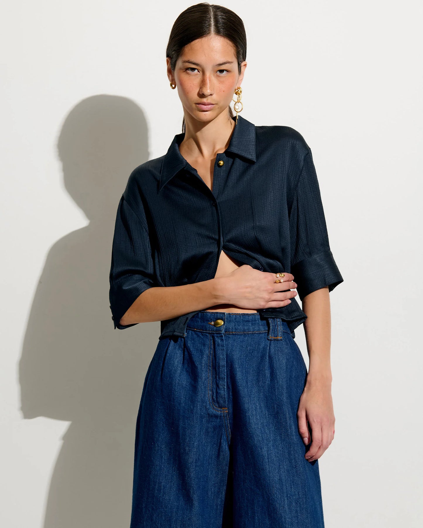 Darcy Shirt With Polo Tab