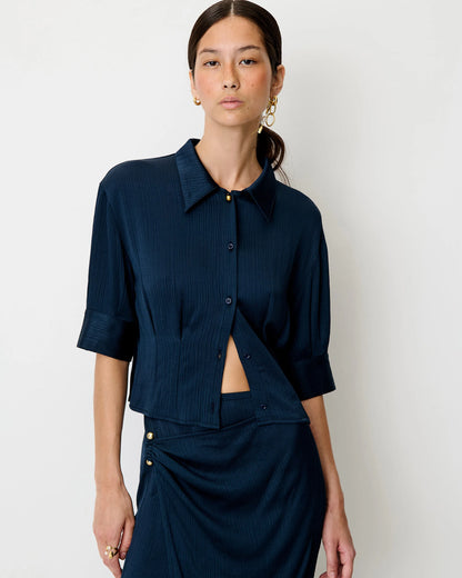 Darcy Shirt With Polo Tab