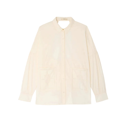 Flores Back Cut-Out Shirt