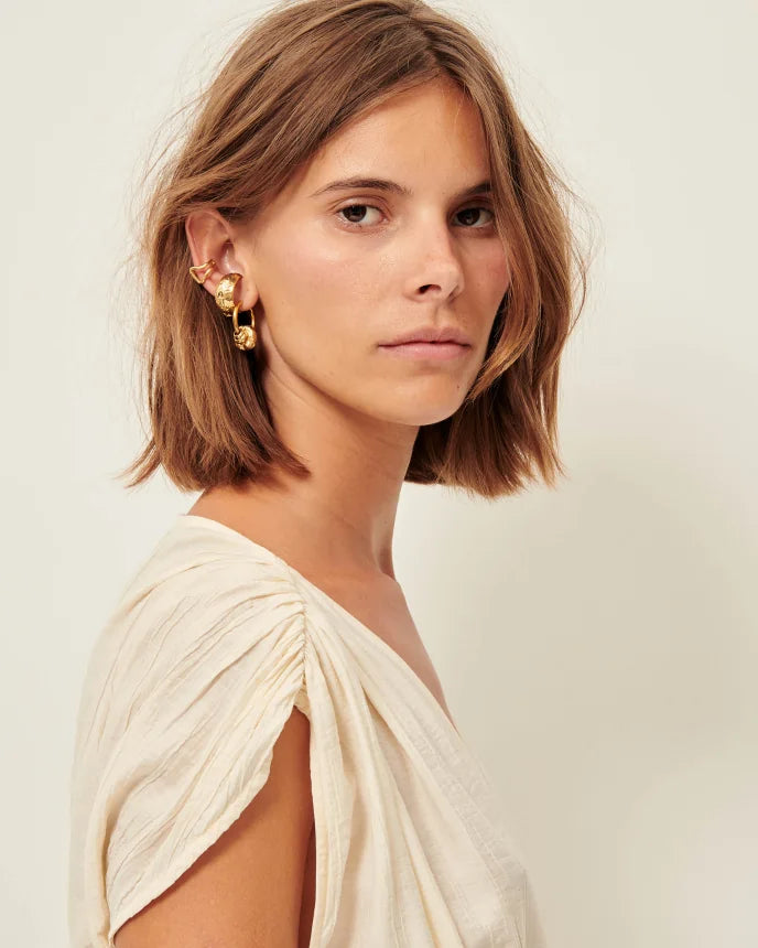 Galiane Long Smocked Dress