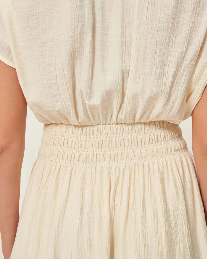 Galiane Long Smocked Dress