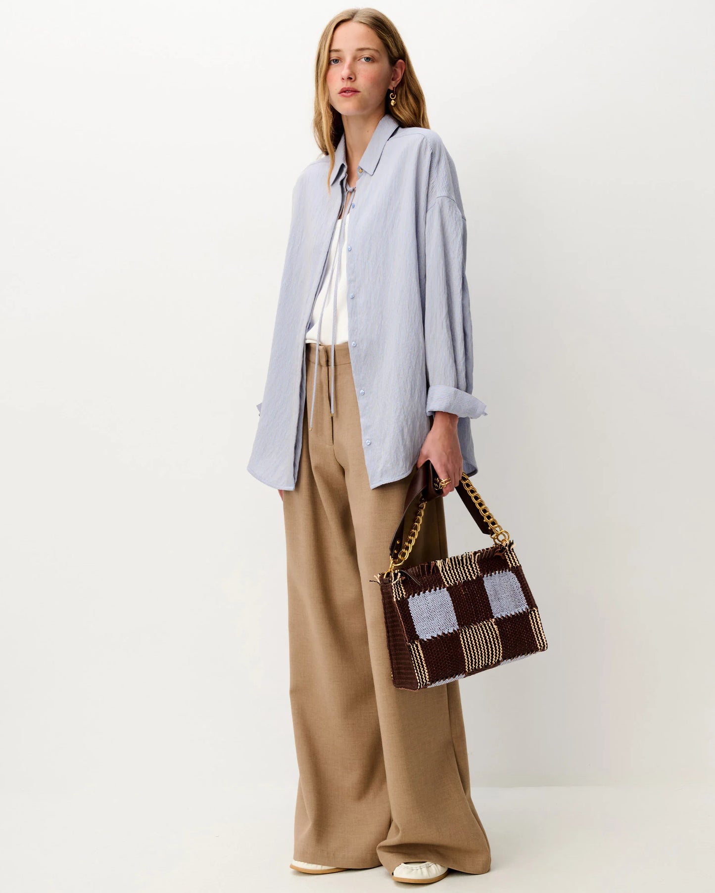 Liza Large Shirt With Ties